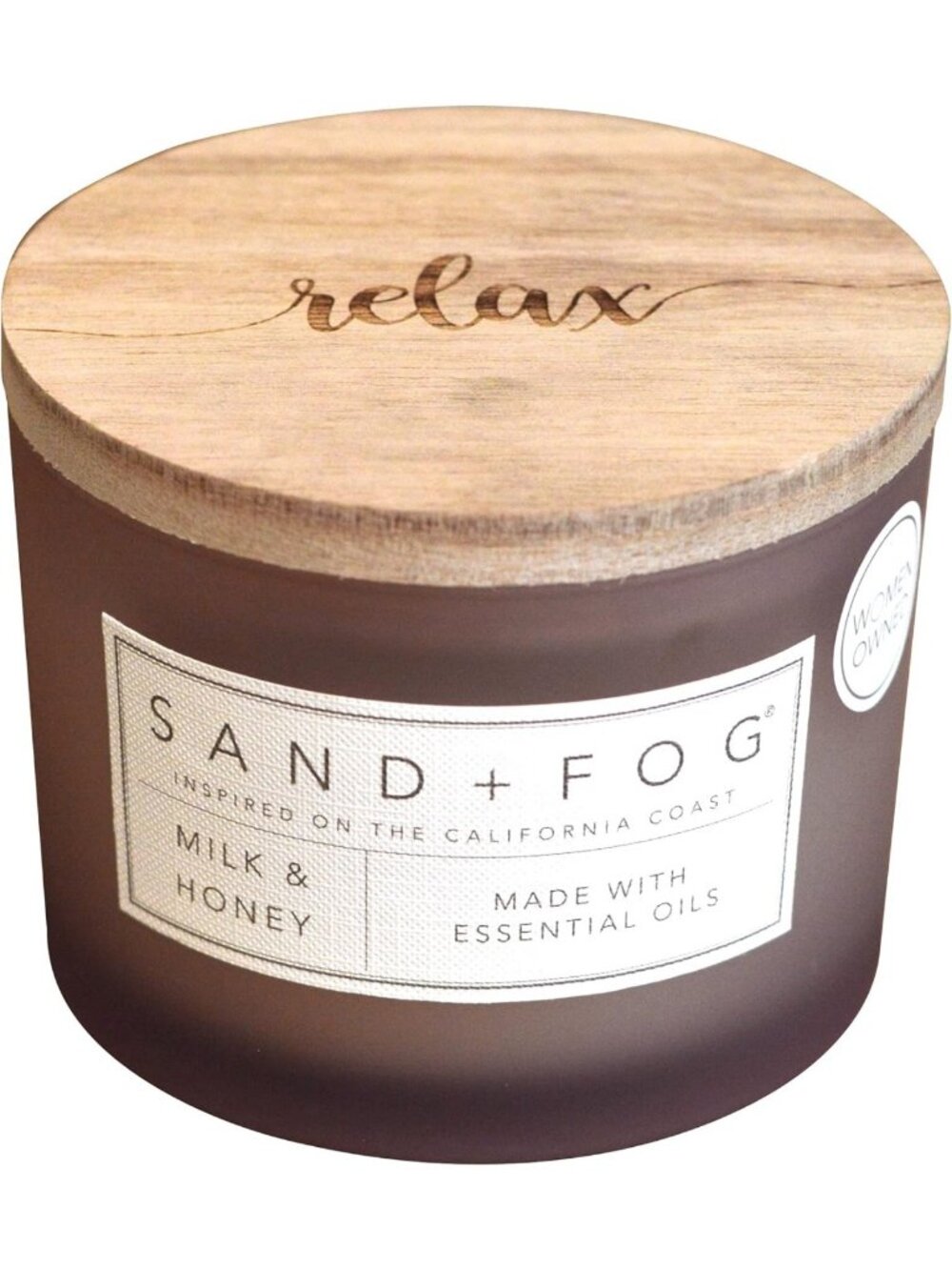Milk and Honey Scented Candle - 100% Cotton Wick, Luxury Home Decor, 12oz Jar